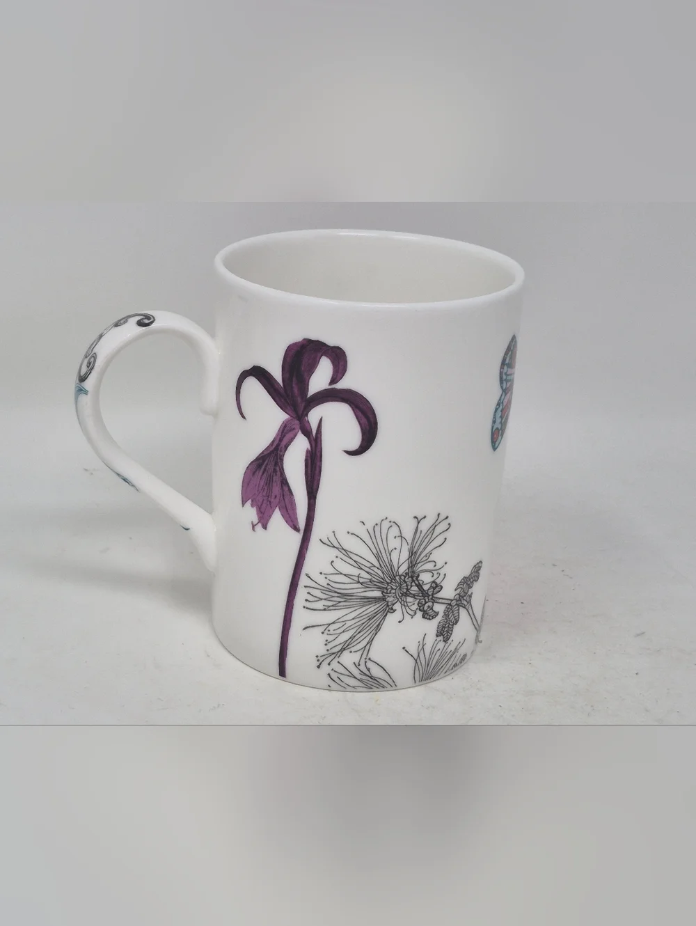 Ian Kirkham Papillon Brand Bone China Mug Bird Butterly And Flowers - Picture 3 of 6